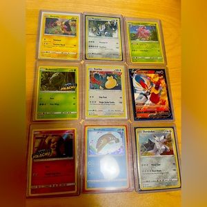 Pokemon Holo Lot 9 cards
